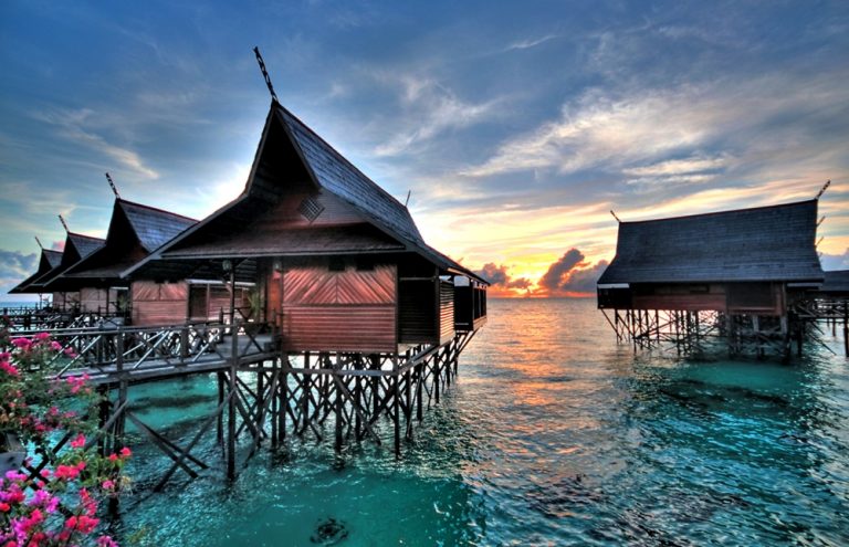 hotels on water: sipadan kepalai water village resort 2