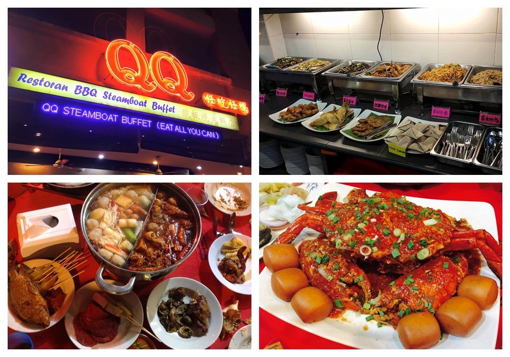 kl food: QQ BBQ Steamboat Buffet