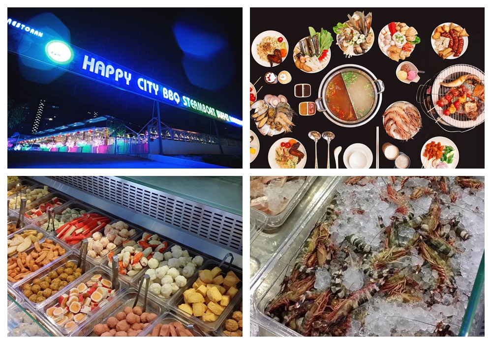 kl food: Happy City BBQ Steamboat Buffet