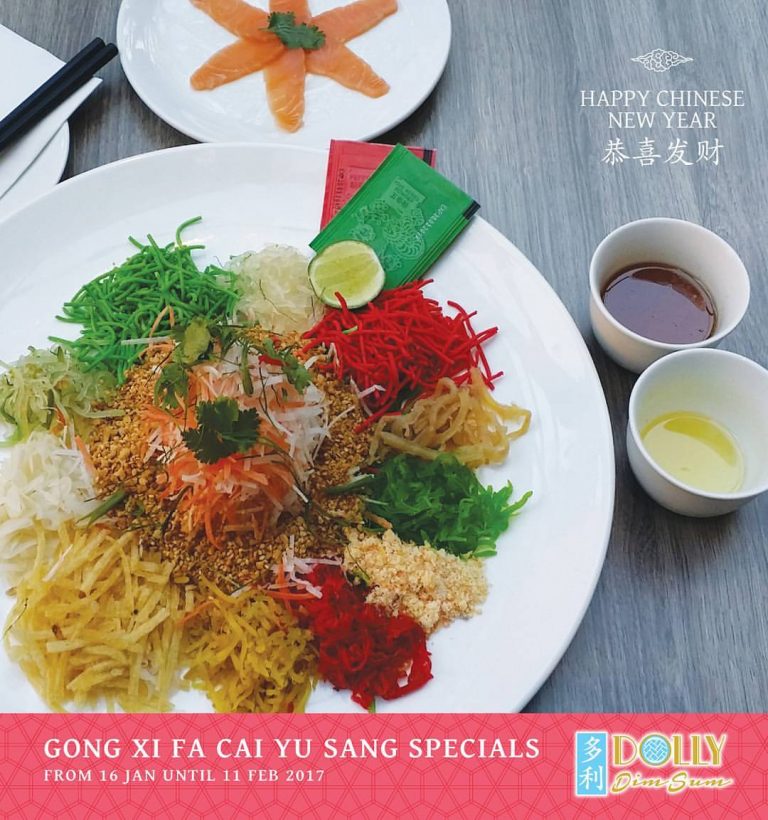 kl food: yee sang / Dolly Dim Sum
