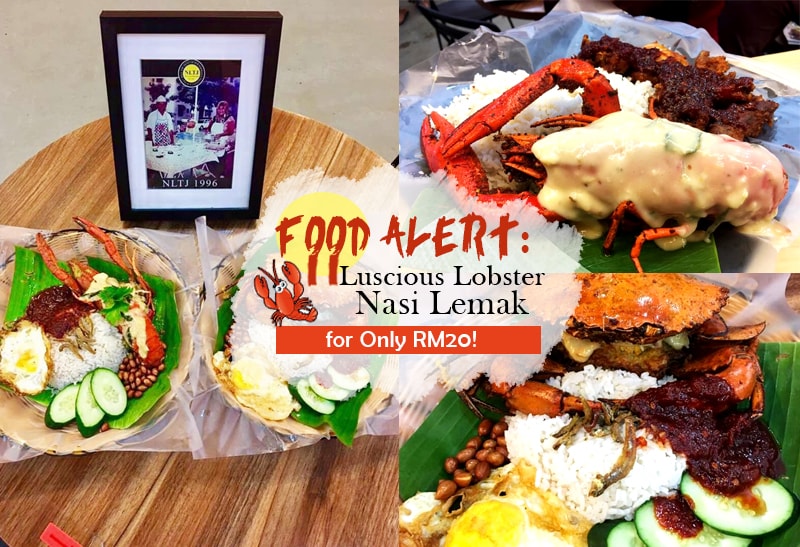 Reward Yourself With Luscious Lobster And Crab Nasi Lemak Available At Very Affordable Amount Klnow